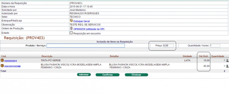 Novidades na Ordem de Serviço e Ordem de Produção na versão 5.46