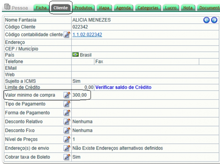 Determinando valor mínimo de compra para o cliente a partir da versão 6.19 do APLWeb