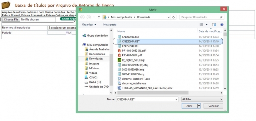 Baixando títulos automaticamente direto de retornos do banco na versão 4.7 do APLWeb