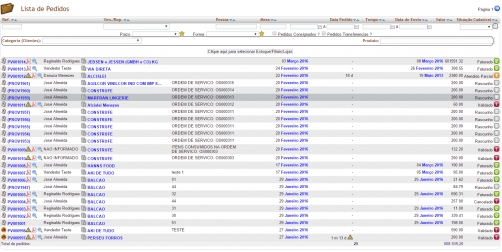 Filtro por categoria de pessoas e produtos na versão 5.64 do APLWeb