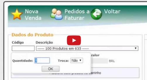 Revisão das video aulas do PDV com operação no caixa